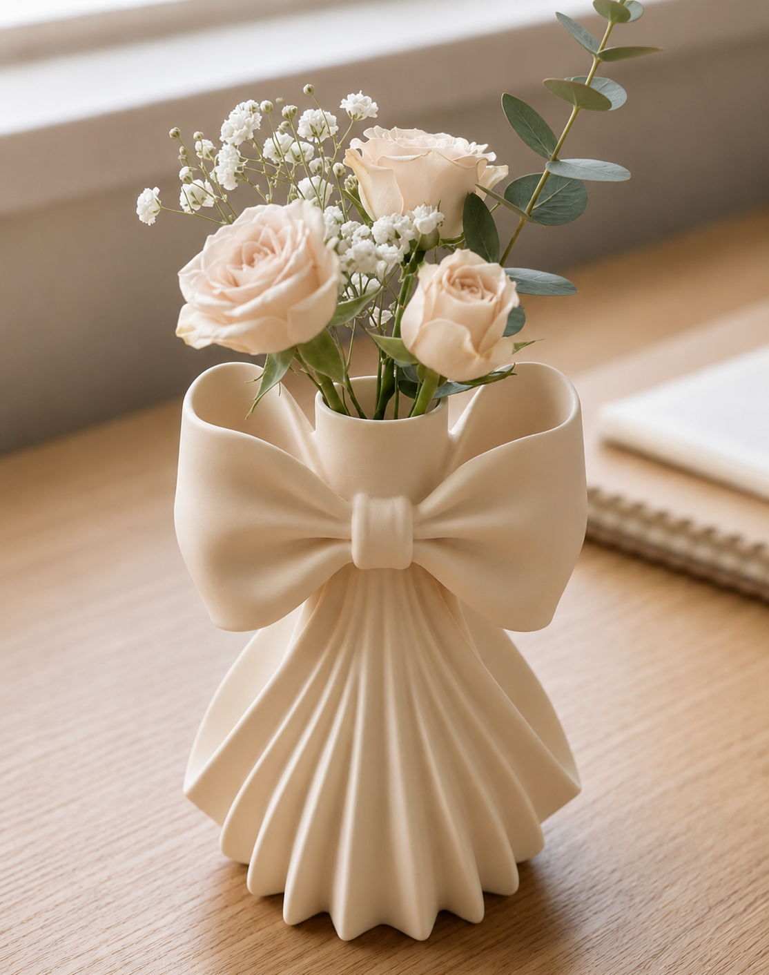 RibbonBloom Floral Vase
