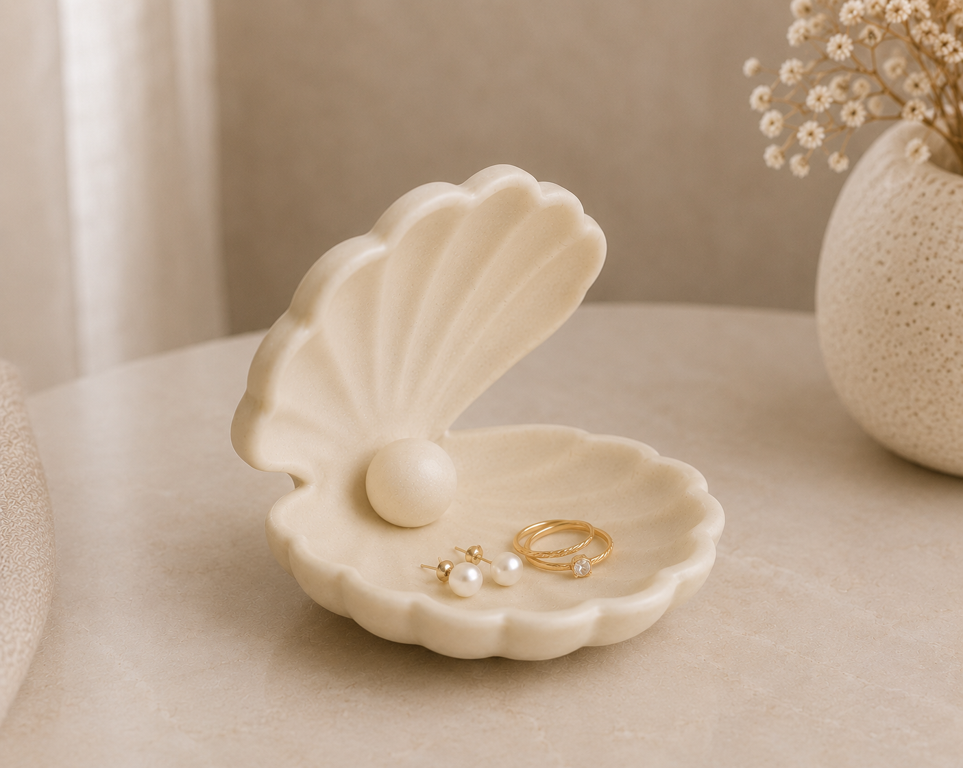 Pearl Shell Jewelry Tray