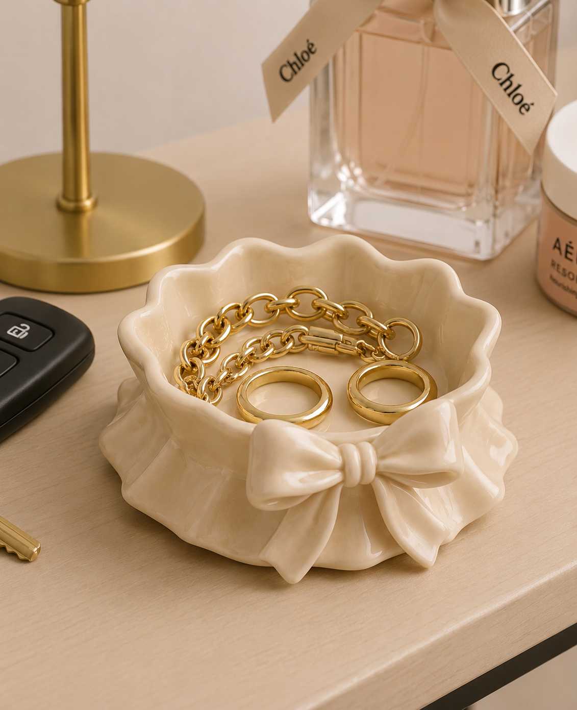 RibbonCharm Jewelry Tray