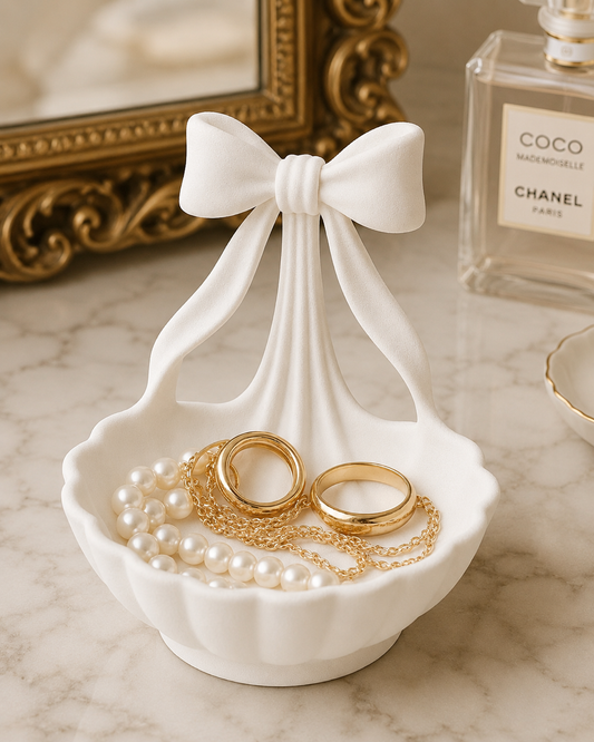 RibbonNest Jewelry Holder Bowl