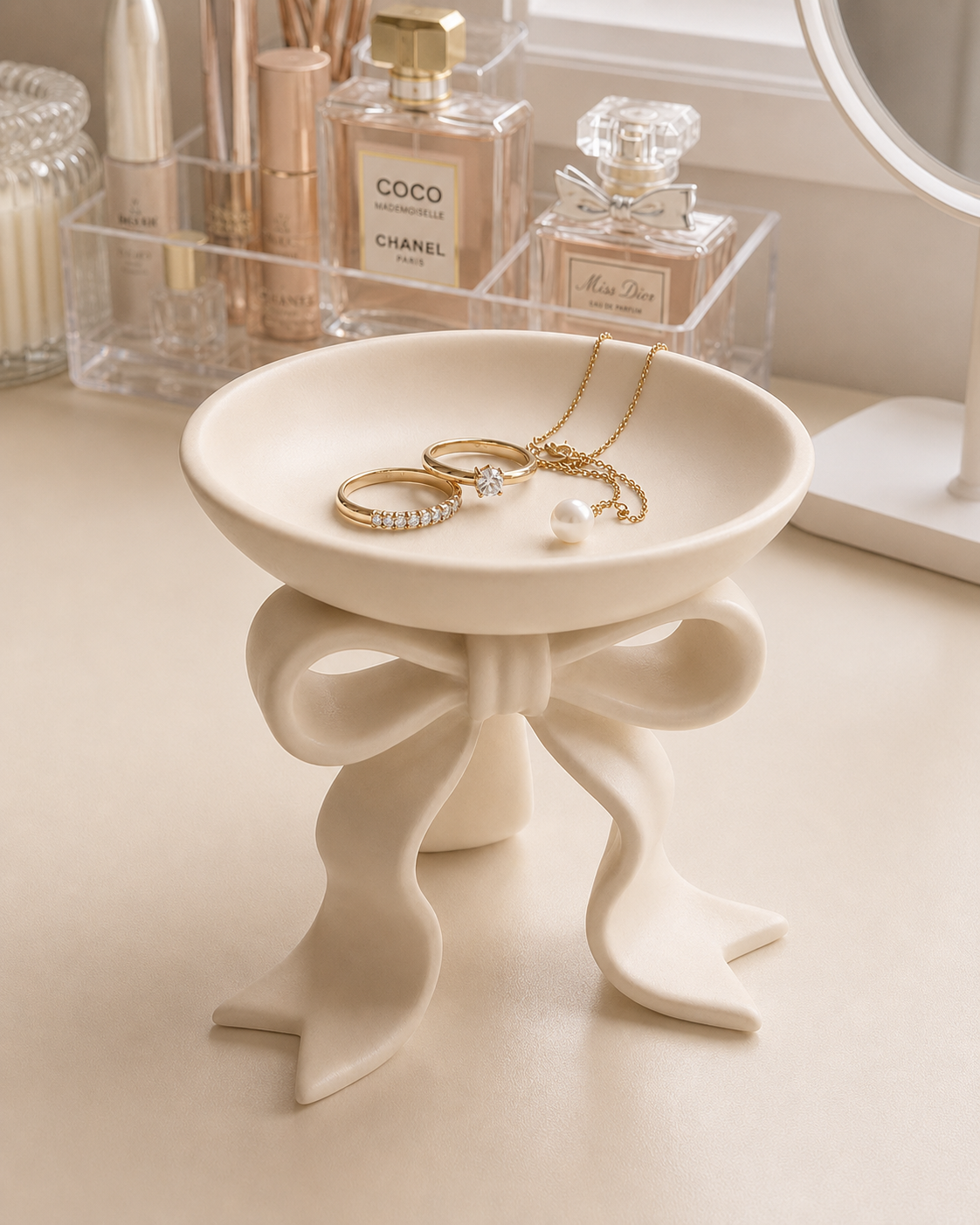 RibbonAura Vanity Tray