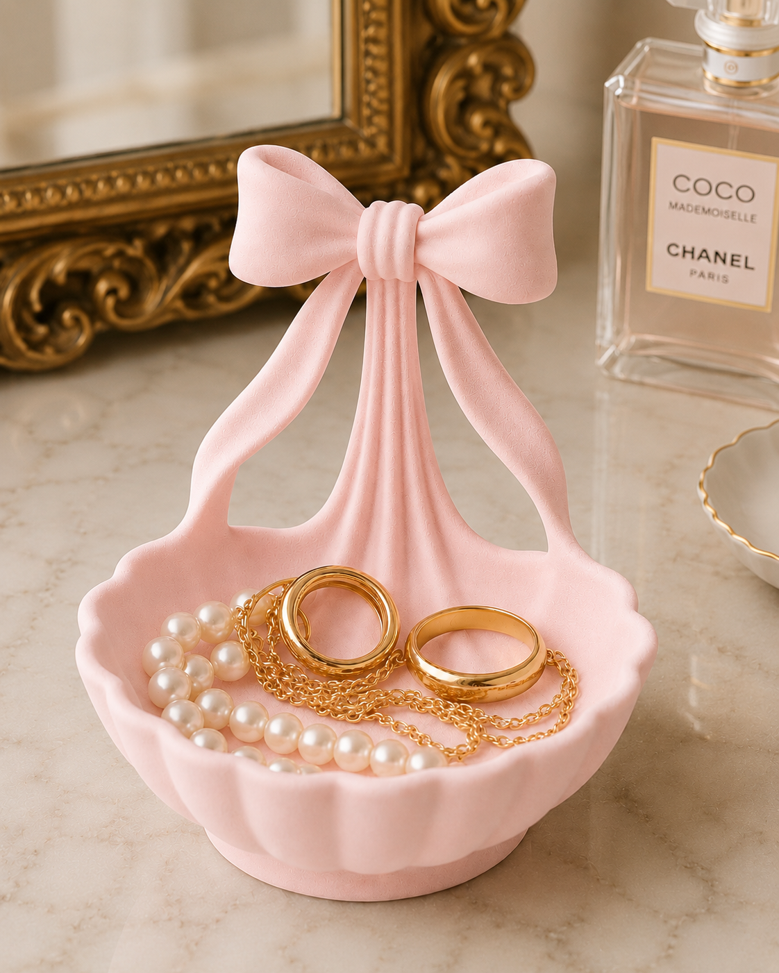 RibbonNest Jewelry Holder Bowl