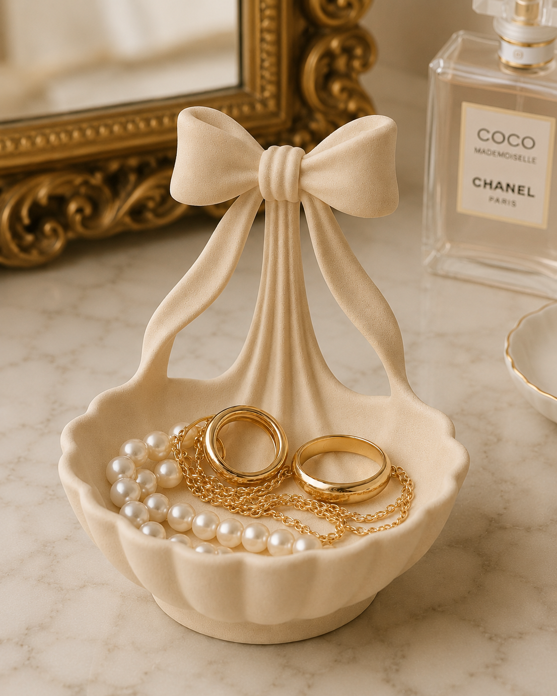 RibbonNest Jewelry Holder Bowl