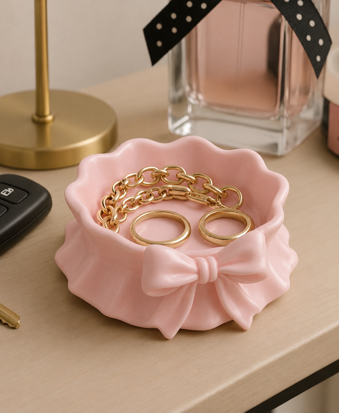 RibbonCharm Jewelry Tray
