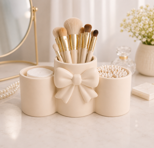 Bow Vanity Organizer Set