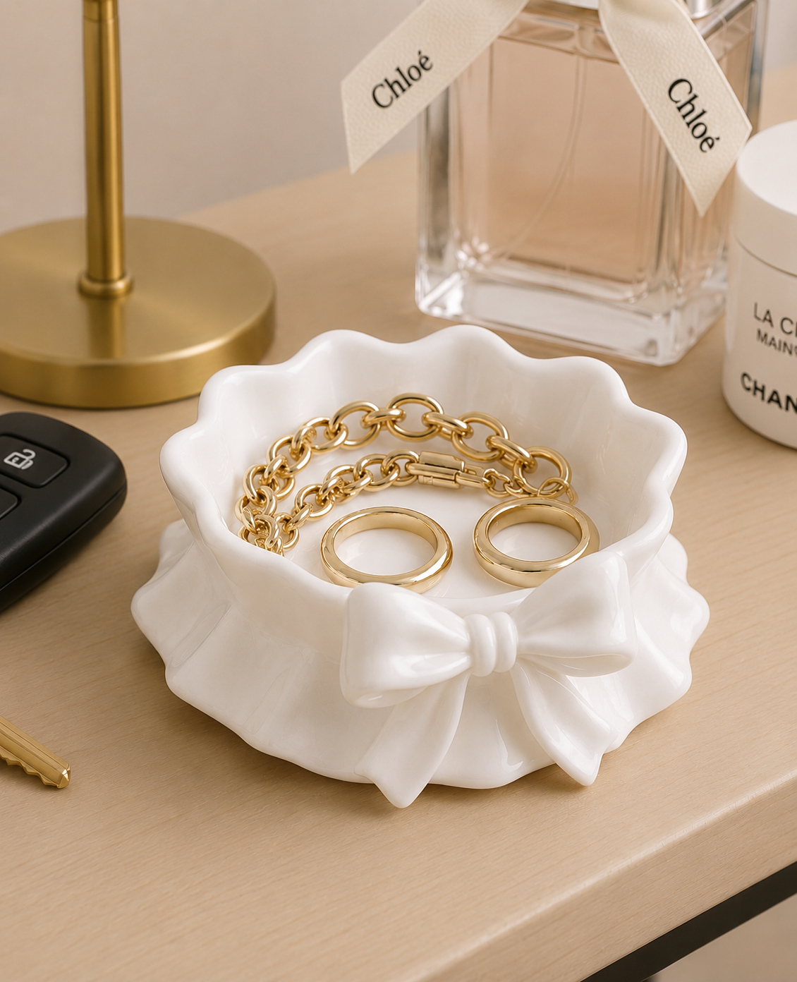 RibbonCharm Jewelry Tray