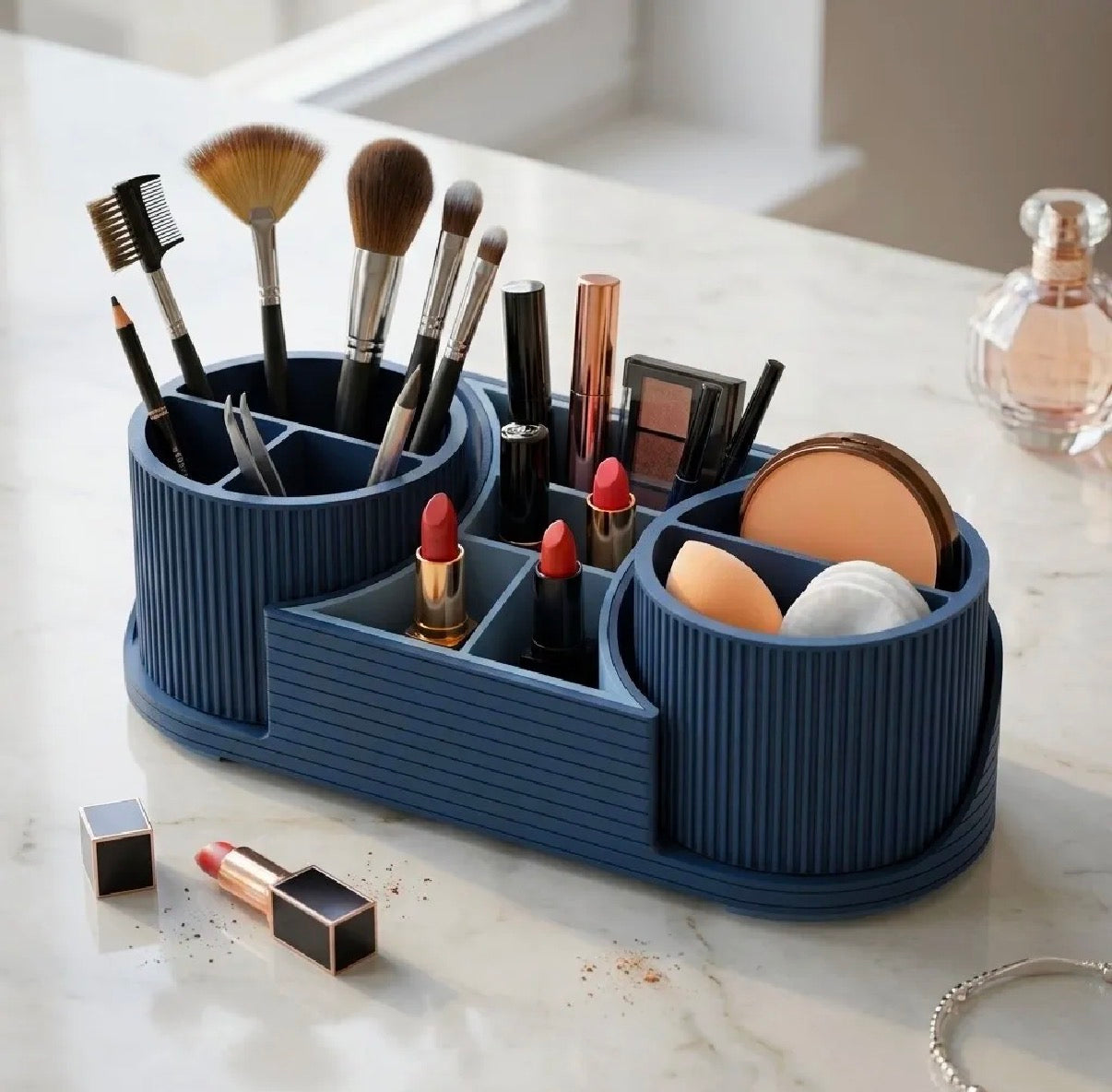 Luxe Makeup Organizer Tray